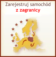 Kliknij aby zarejestrować samochód z zagranicy