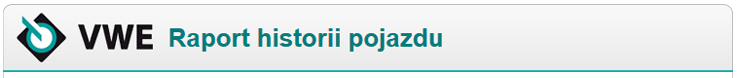 raport historii samochodu pochodzącego z Holandii wg firmy VWE